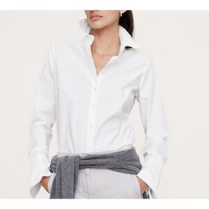 Banana Republic Tailored Fit Women's Pink Button Down Shirt Size 12